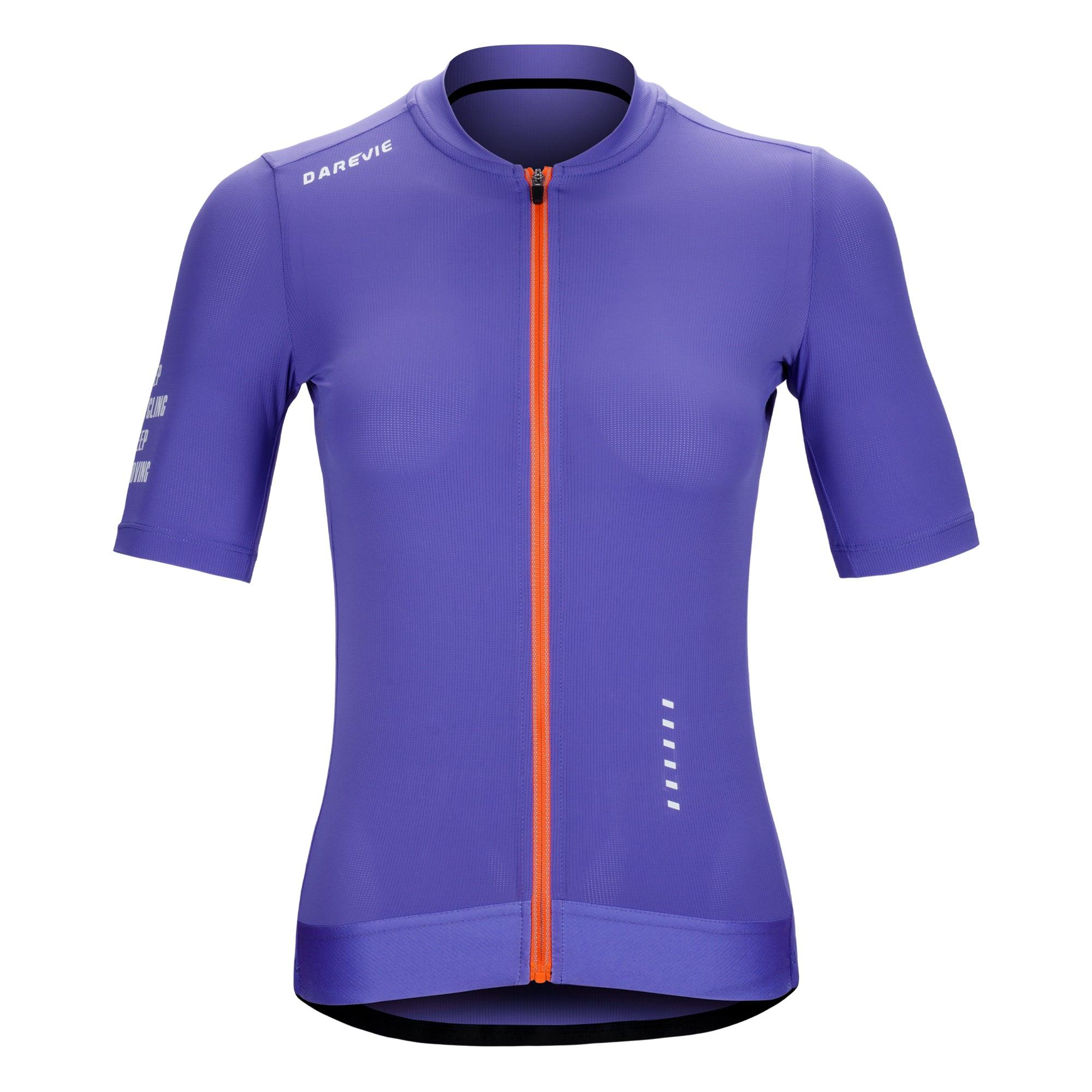 Purple Cycling Jersey | Bold Comfort for Summer Adventures – Darevie
