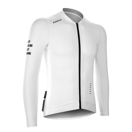 CYCLING - VIVIDNESS LS JERSEY - WHITE | DAREVIE