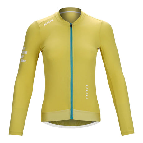 CYCLING - VIVIDNESS LS JERSEY - YELLOW | DAREVIE