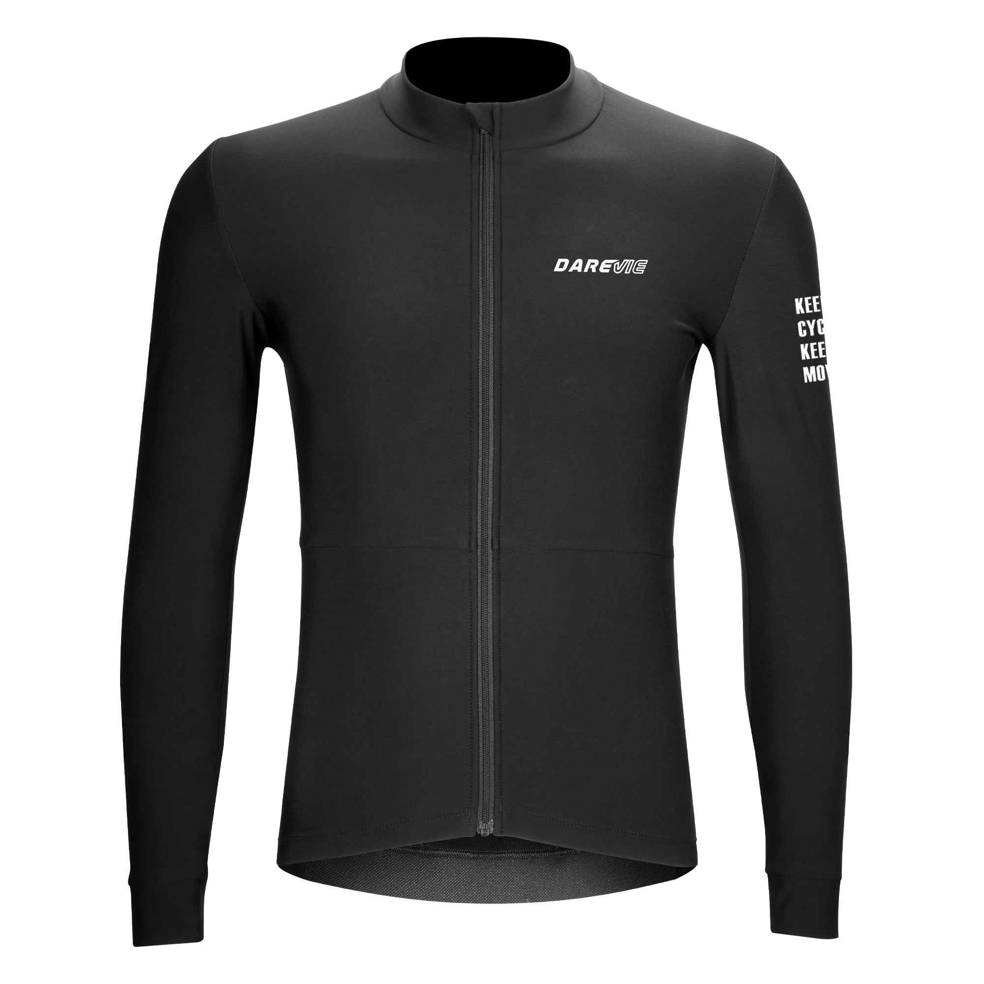 Mojito Thermal Cycling Jersey - Black, Areo Fit, Breathable – Darevie