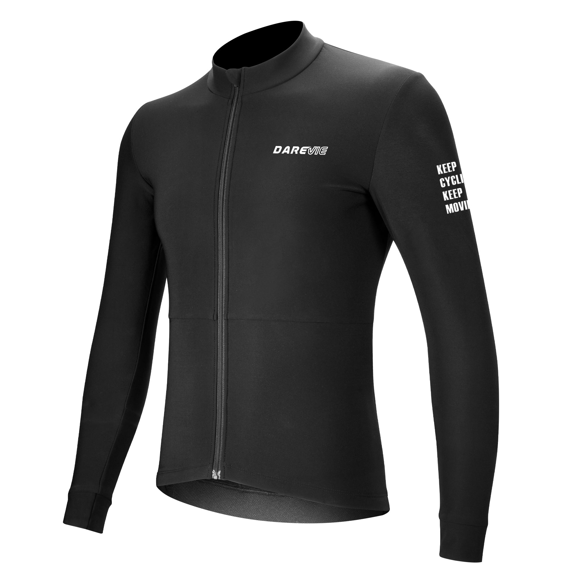 Mojito Thermal Cycling Jersey - Black, Areo Fit, Breathable – Darevie