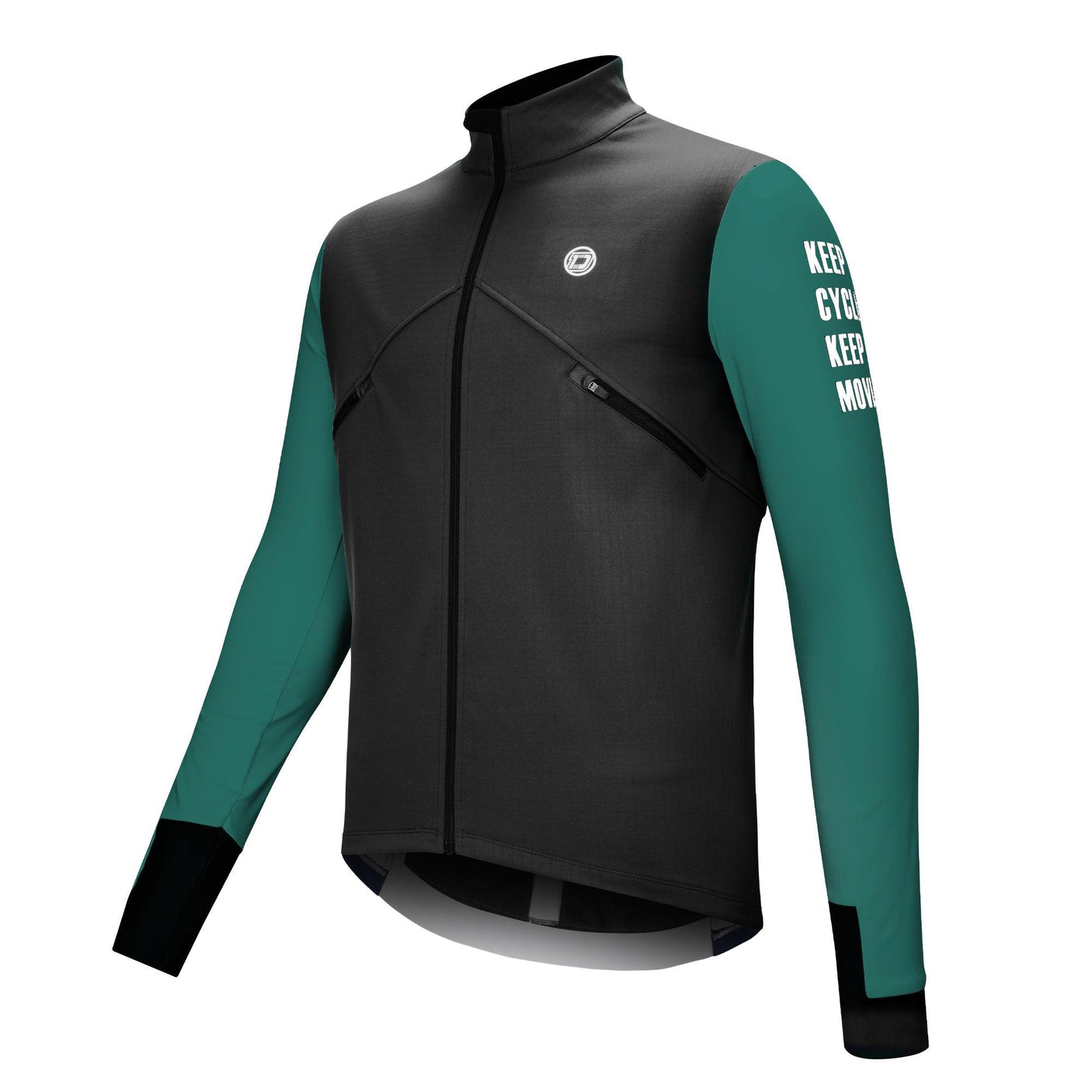 CYCLING - FROSTAIR 2.0 JACKET - BLACK/GREEN | DAREVIE