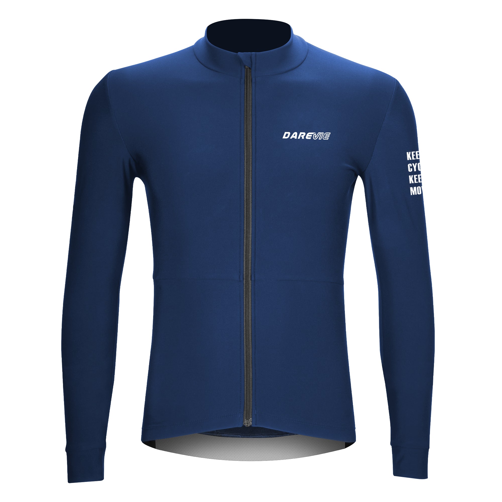 Mojito Thermal Cycling Jersey - Blue, Areo Fit, Breathable – Darevie