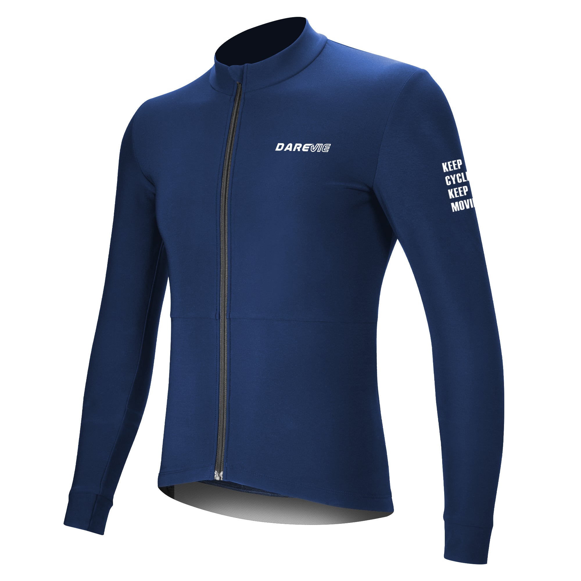Mojito Thermal Cycling Jersey - Blue, Areo Fit, Breathable – Darevie